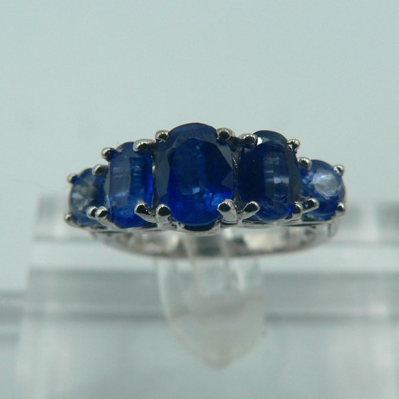 Sz 5 Genuine Himalayan Kyanite Ring NWOT - Picture 1 of 4